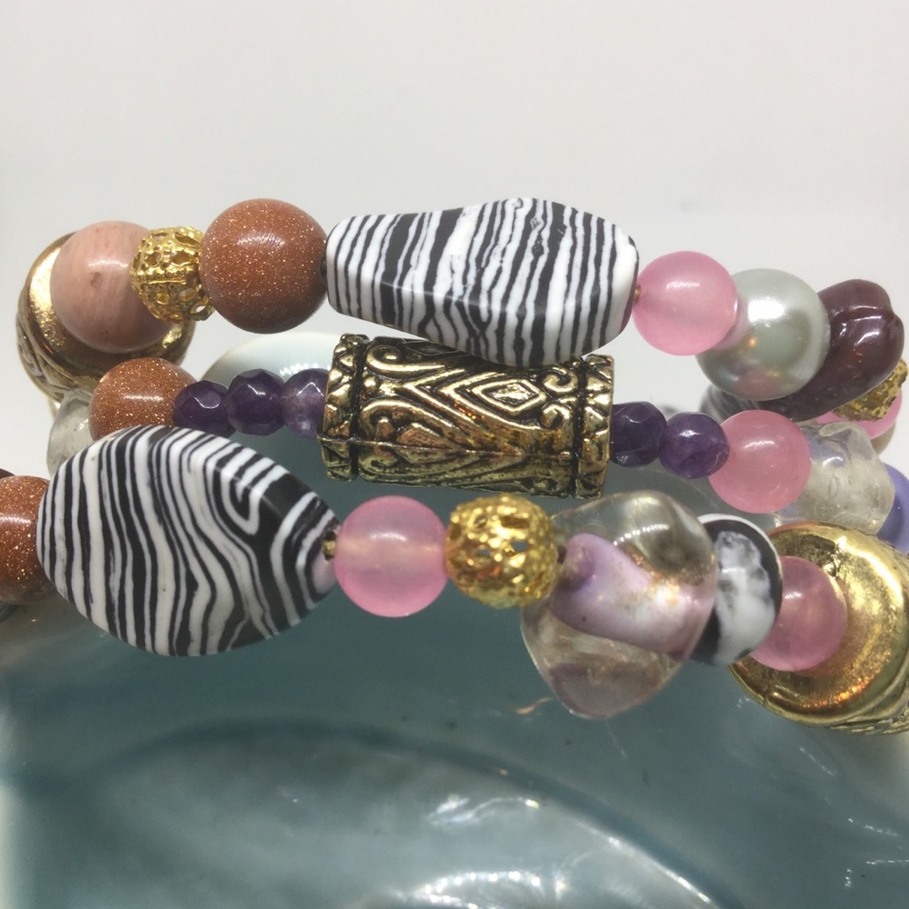 Multi layer memory wire bracelet - Picture 8 of 8